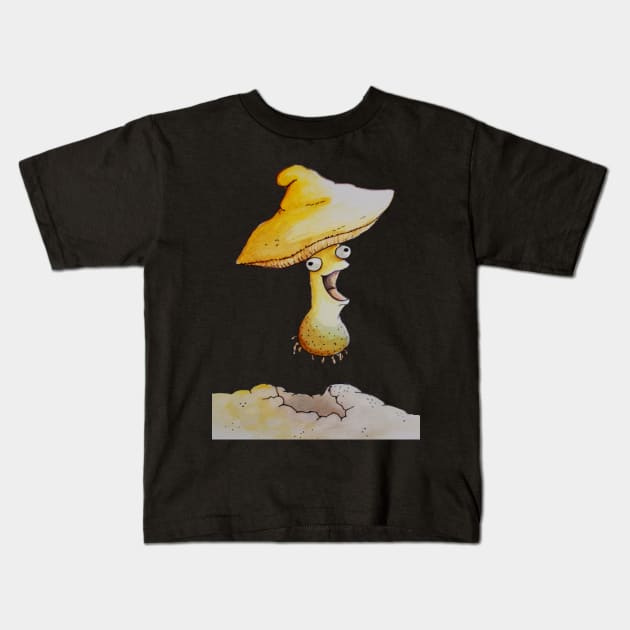 Mushroom Kids T-Shirt by ThePieLord